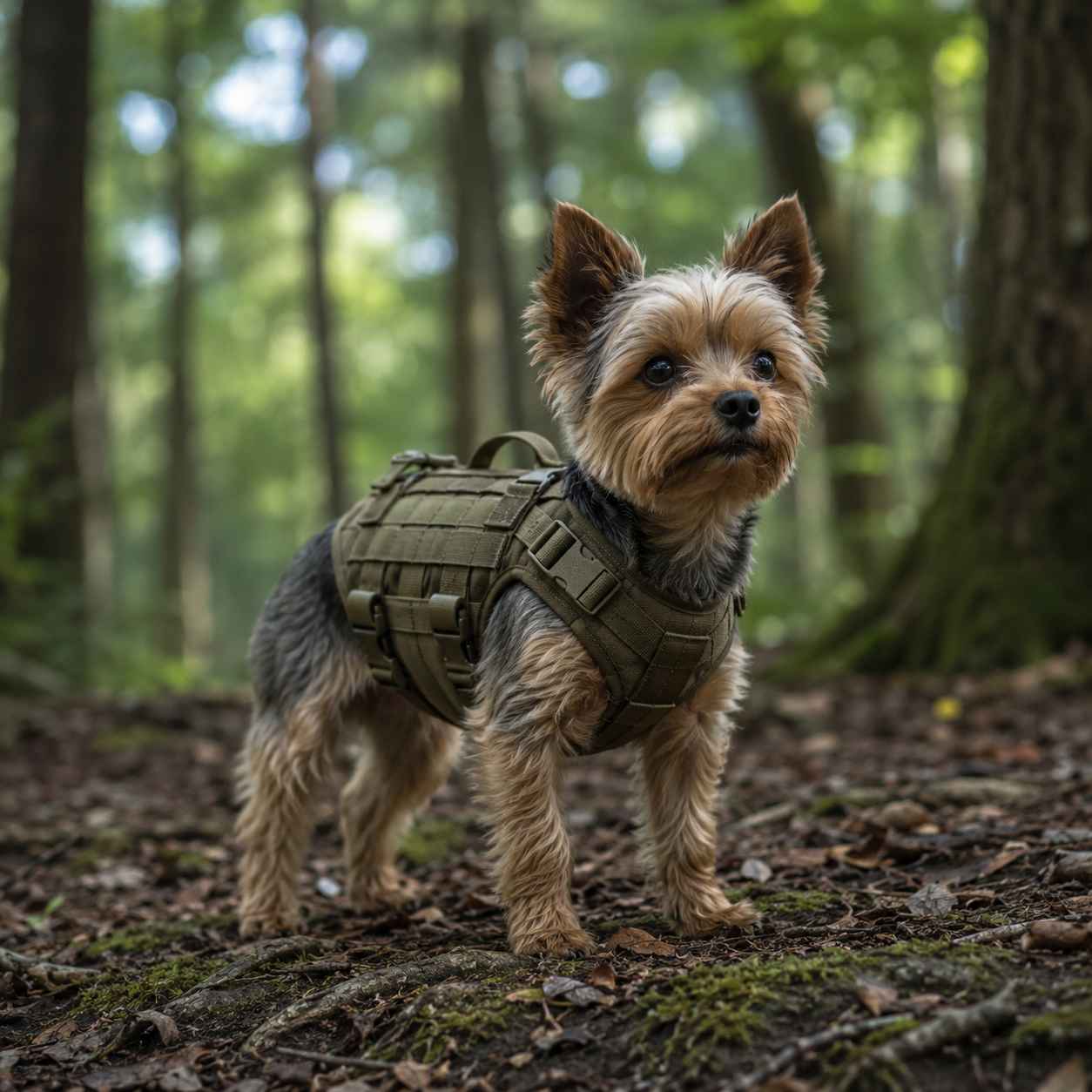 Harnais tactique petit chien
