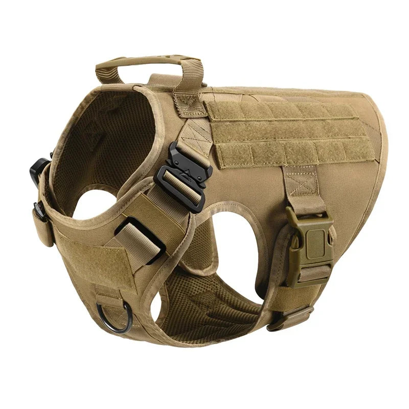 Large Dog Harness And Leash Set Pet German Shepherd Malinois Training Walking Vest Dog Harness And Collar Set For All Breeds Dog